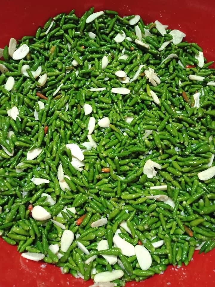 Ớt thóc xanh sóc tỏi muối ( bình 1kg giá 200k)