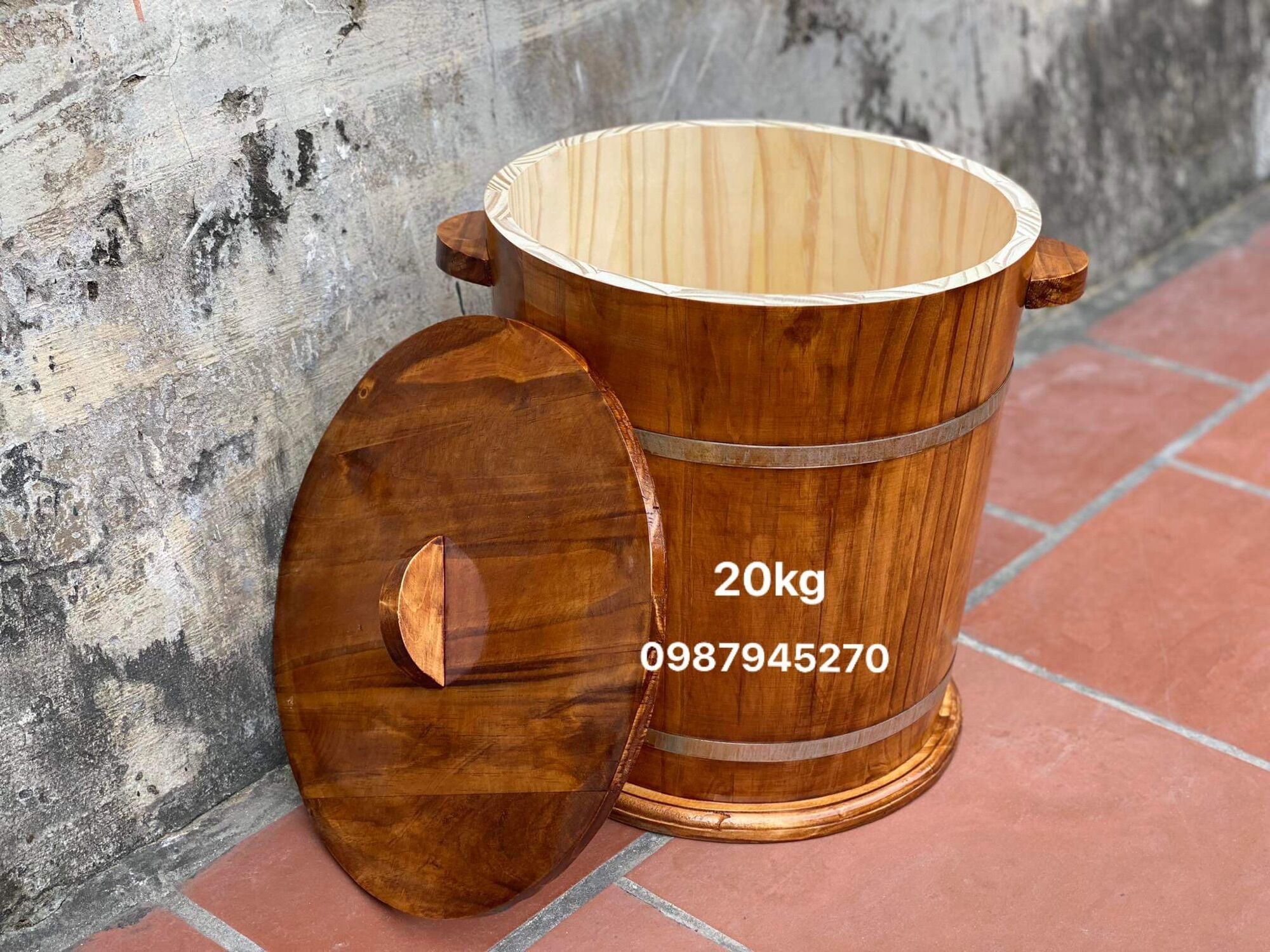 Thùng đựng gạo 20kg