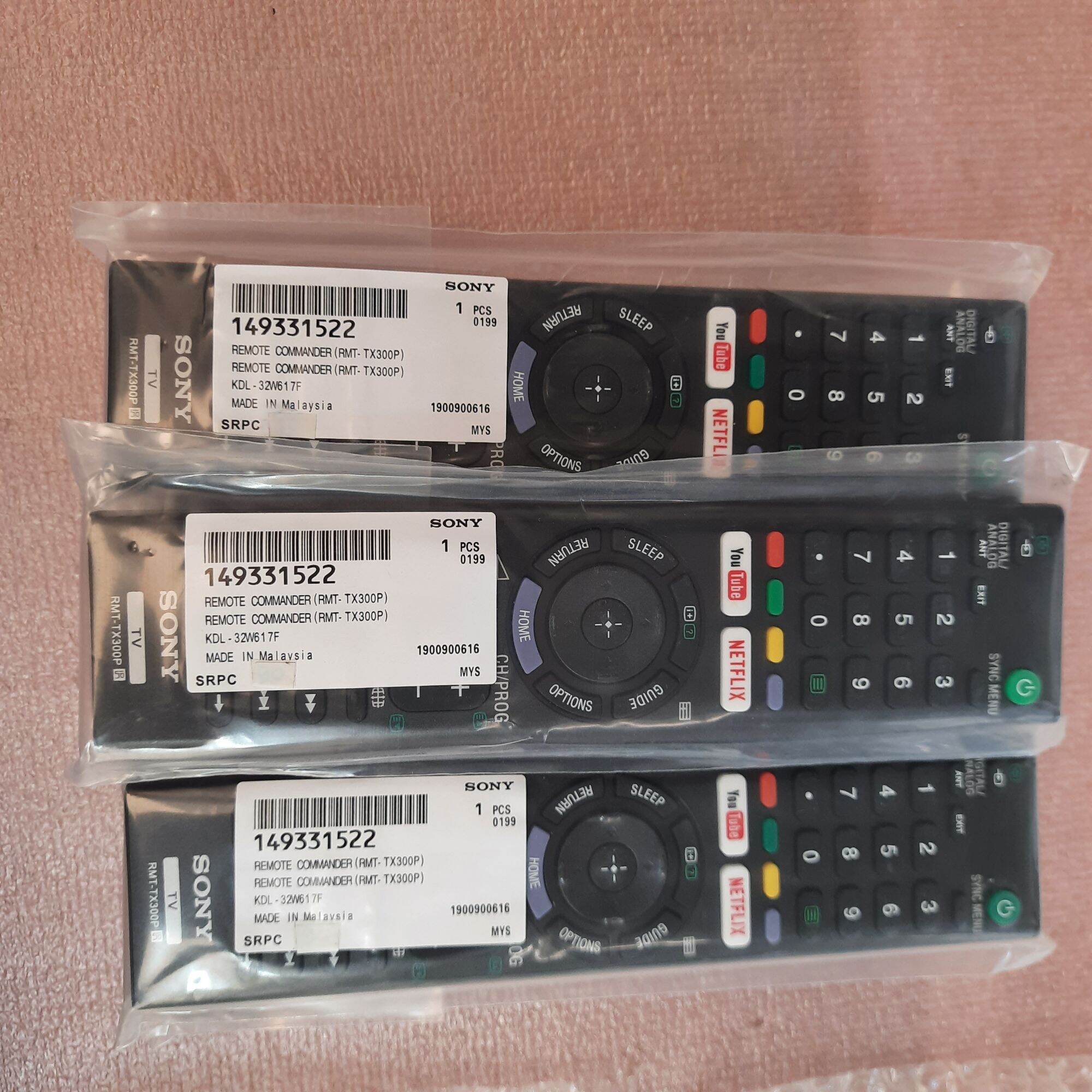 Remote tv Sony