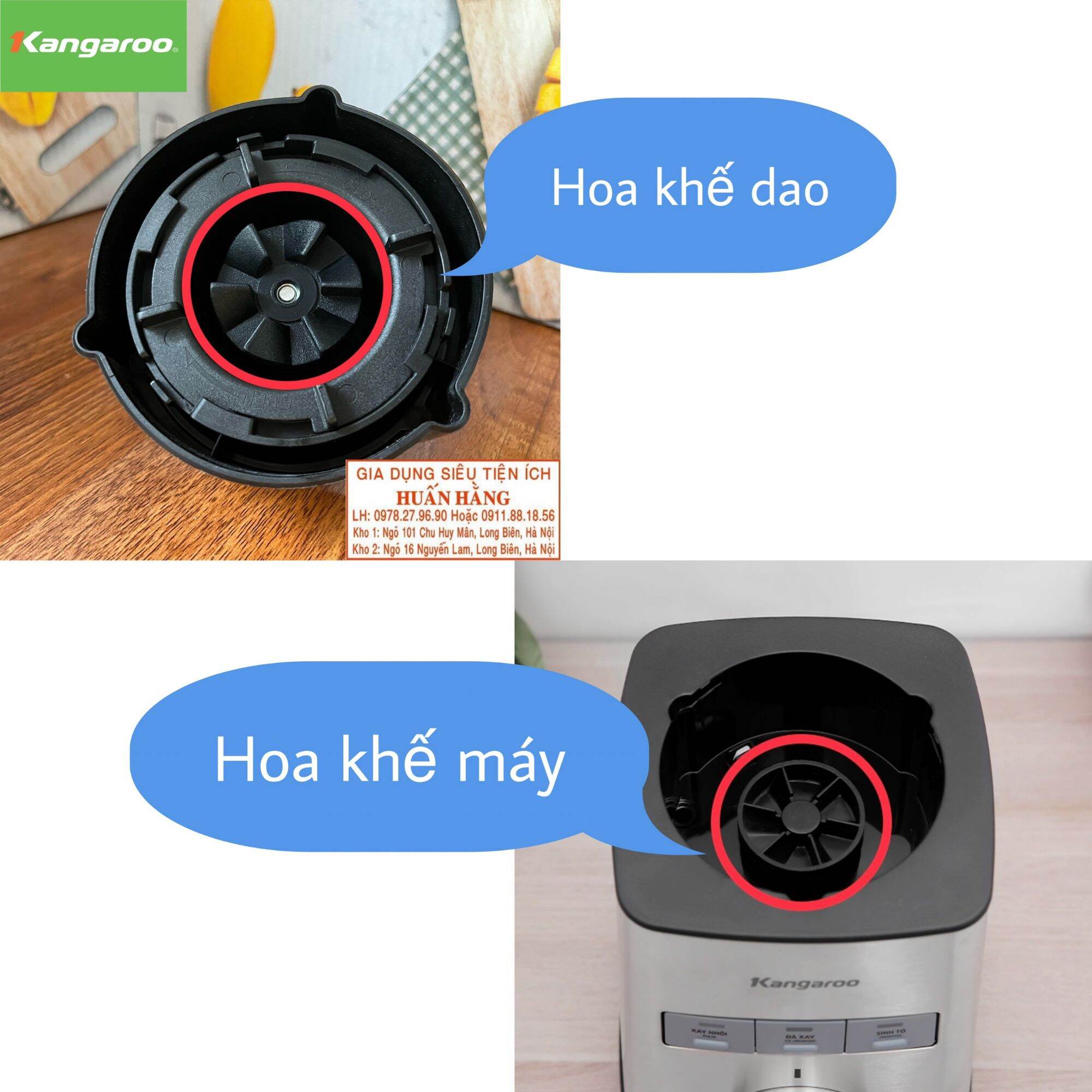 Linh kiện máy xay Kangaroo KGBL600X