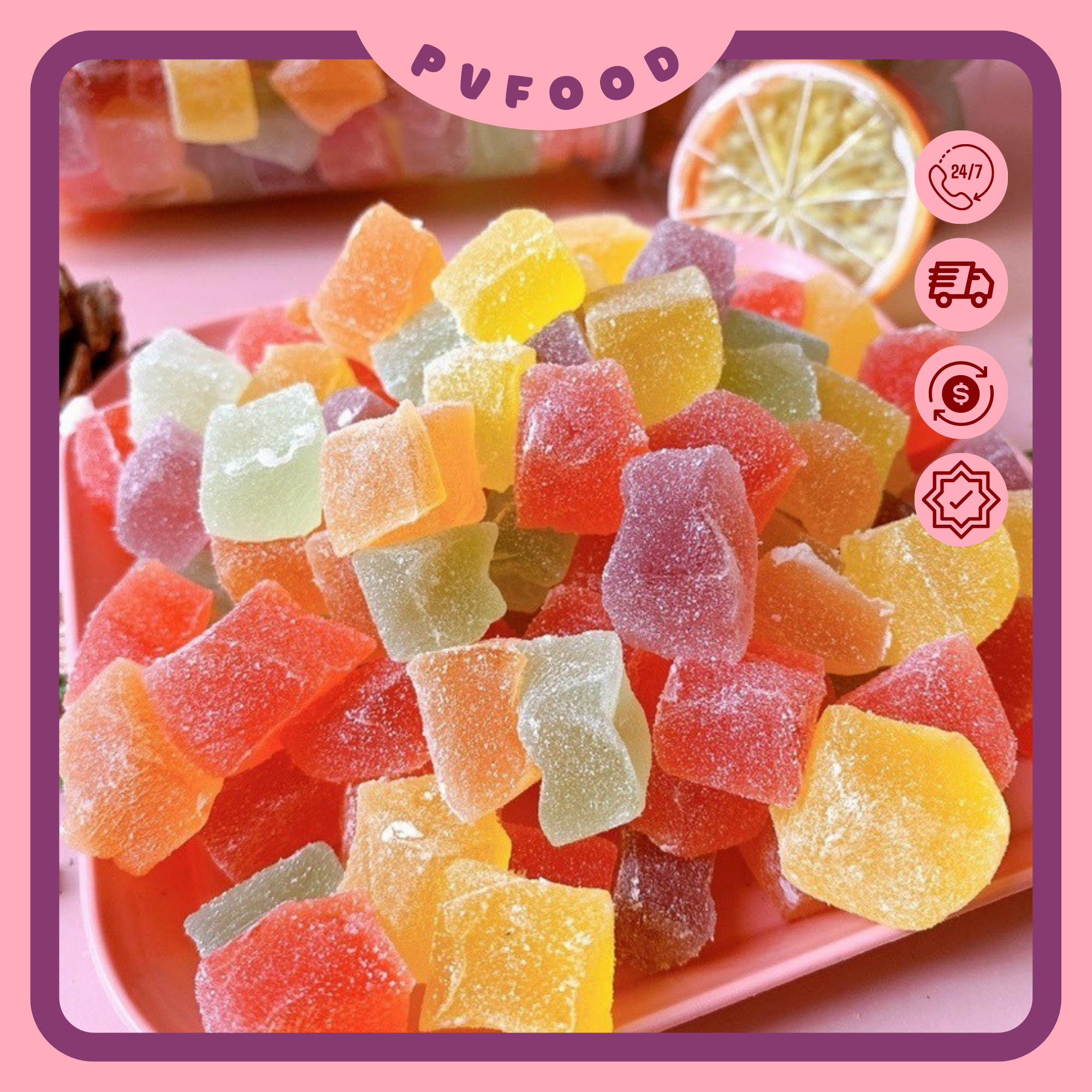 Kẹo dẻo sữa đà lạt hũ 400g