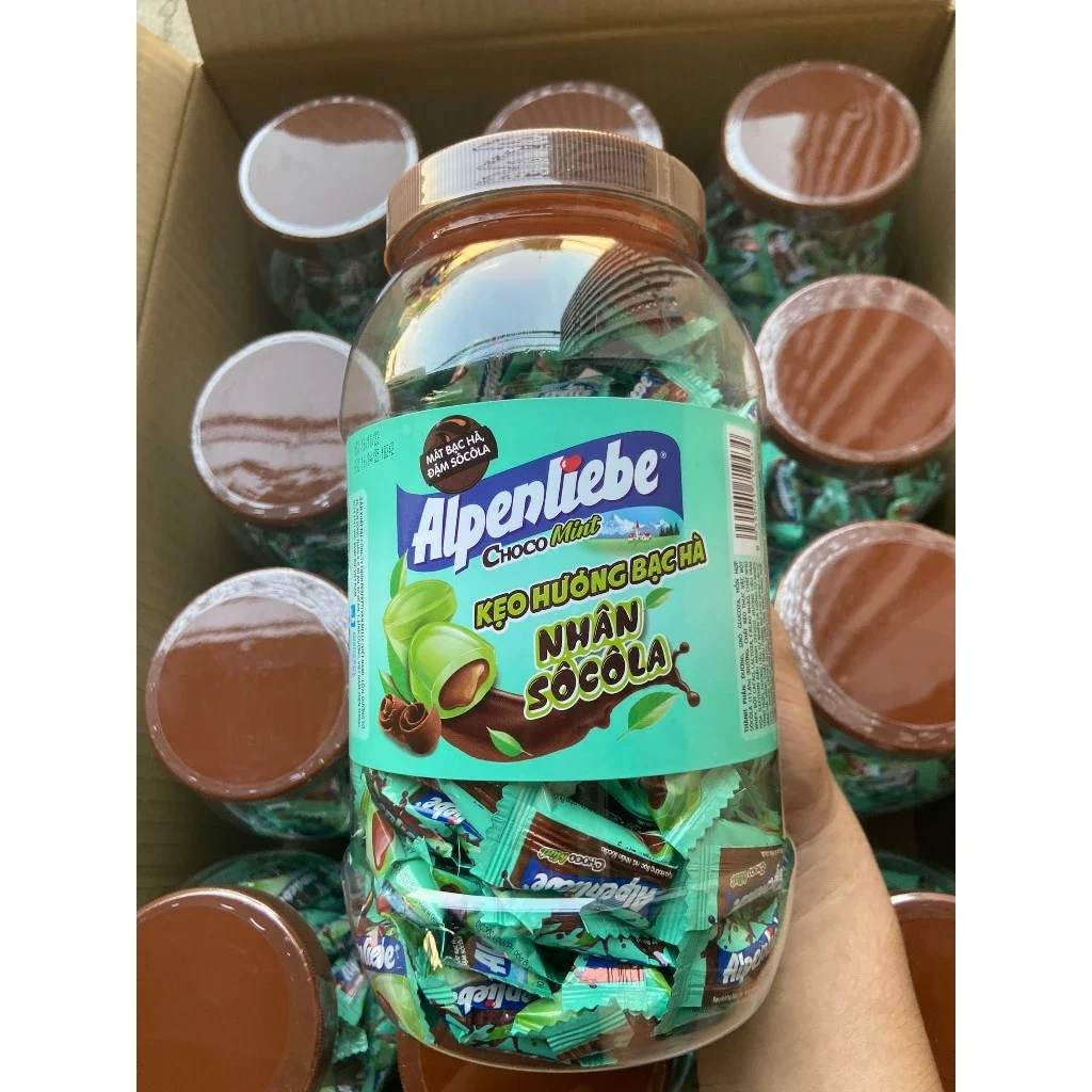 Kẹo alpenliebe chocomint-bạc hà nhân socola