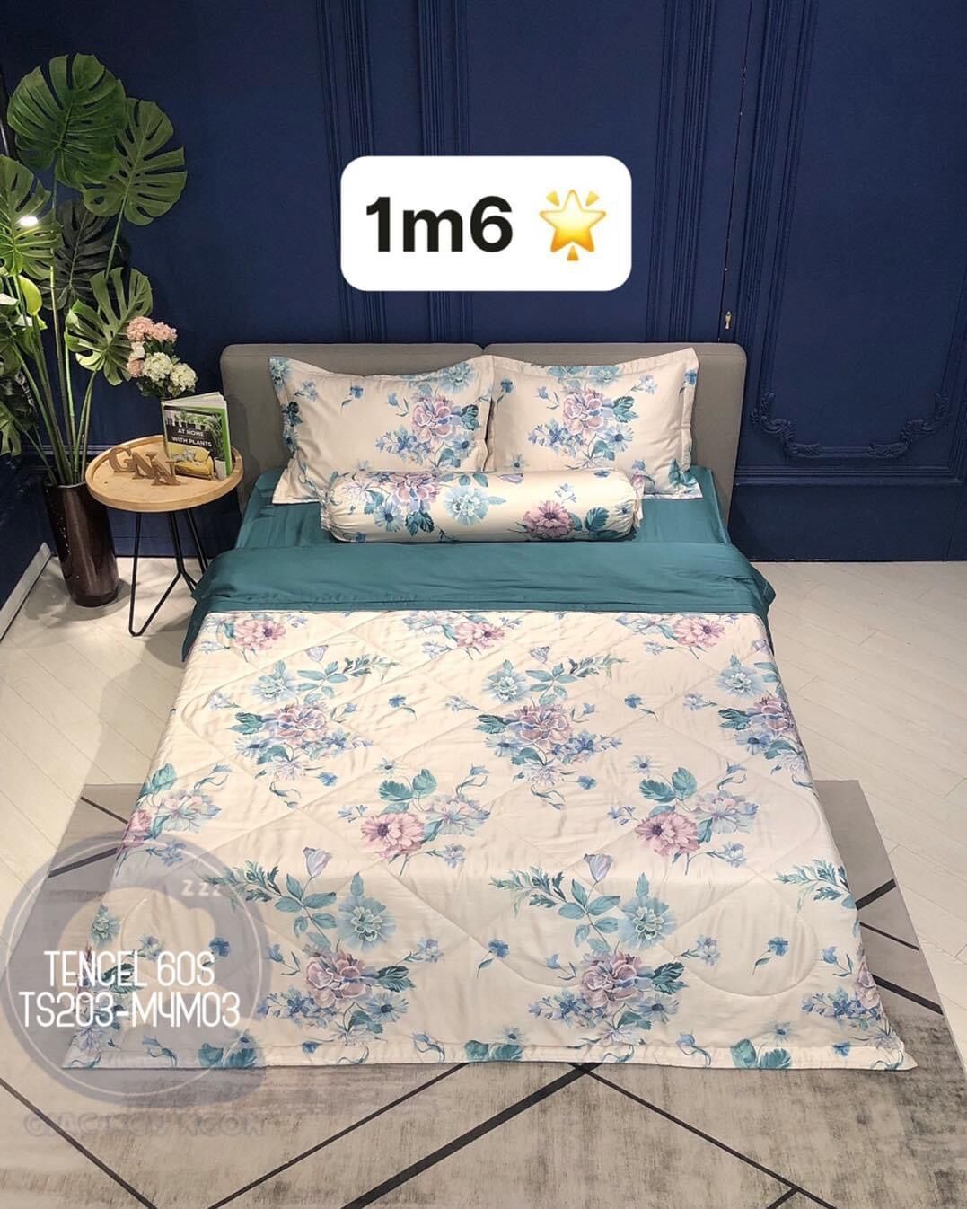 Sỉ lẻ vải lụa Tencel 60s khổ 2m5 may ga gối (sp là vải ko phải ga may sẵn)