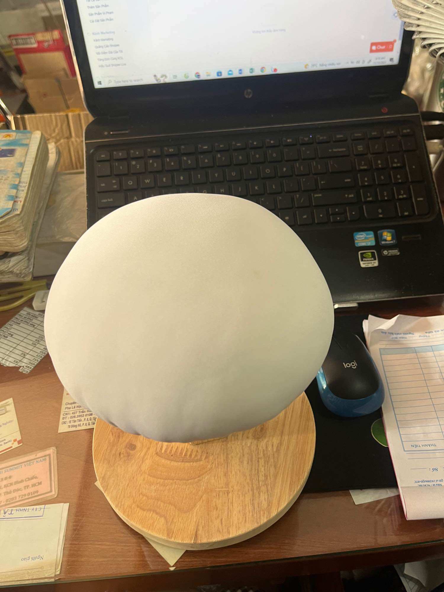 Gối ủi cúp ngực, cầu là cúp ngực