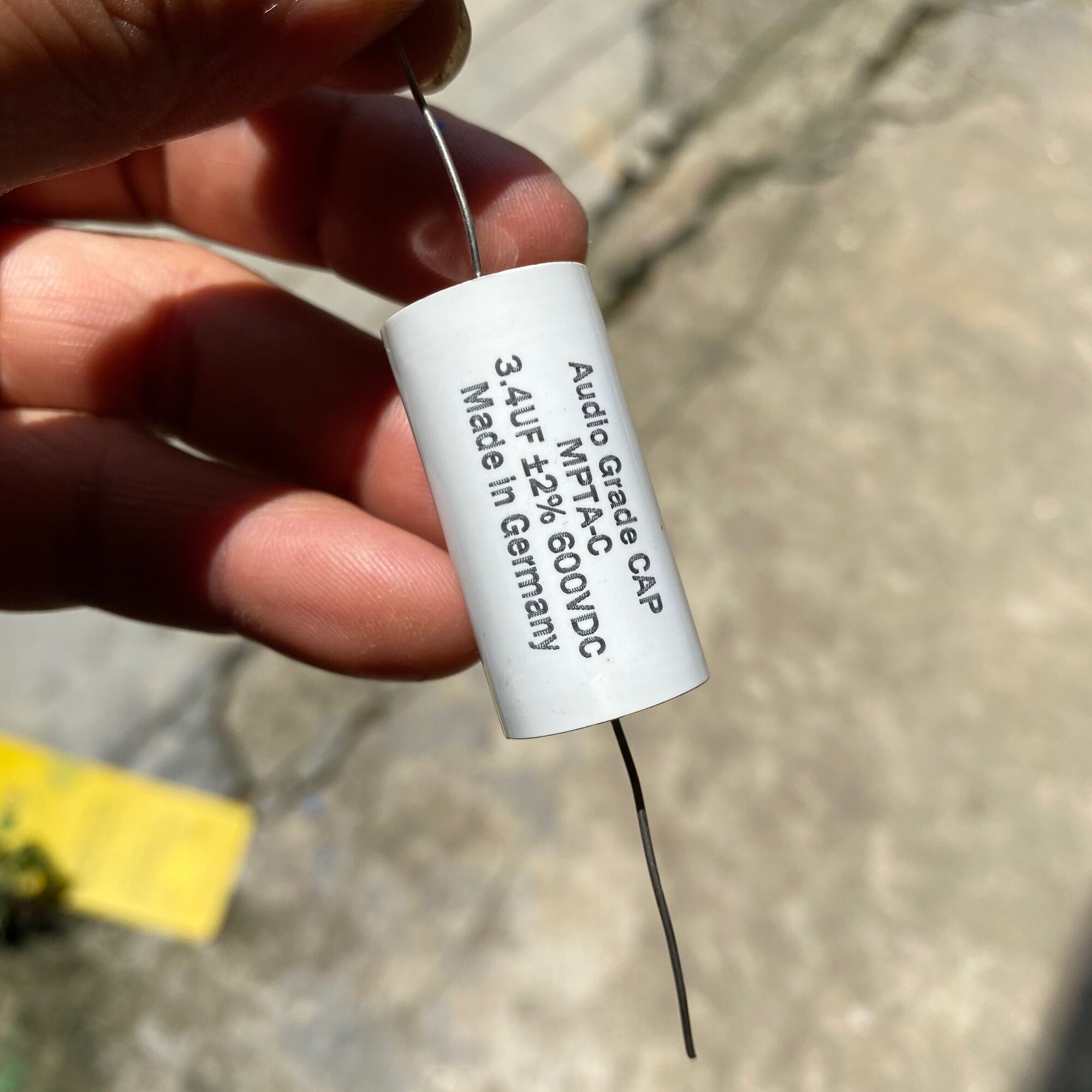 Tụ 3.4uf 600VDC Audio Grade Cap MPITA-C Made in Germany Chất lượng cao, độ bền cao