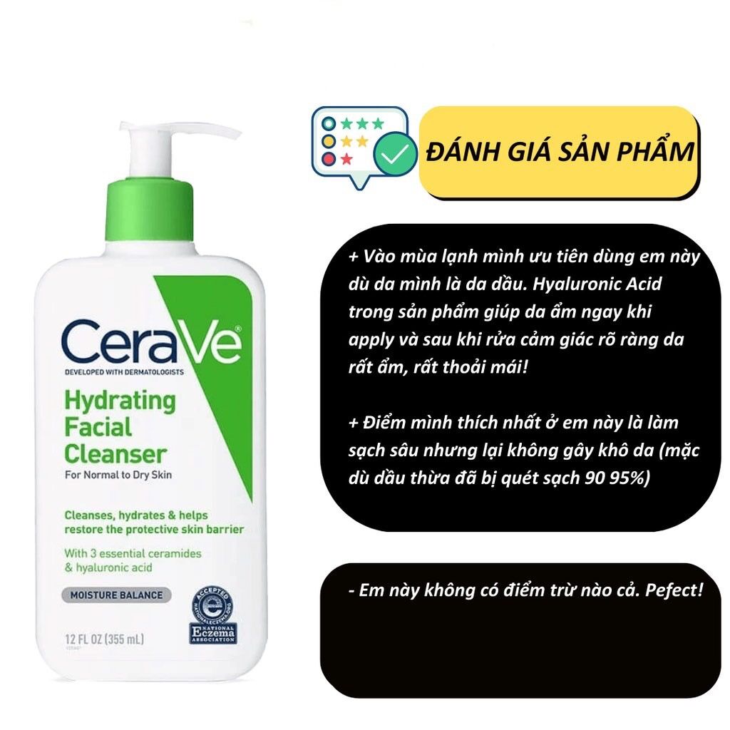 Sữa rửa mặt CeraVe - Srm CeraVe