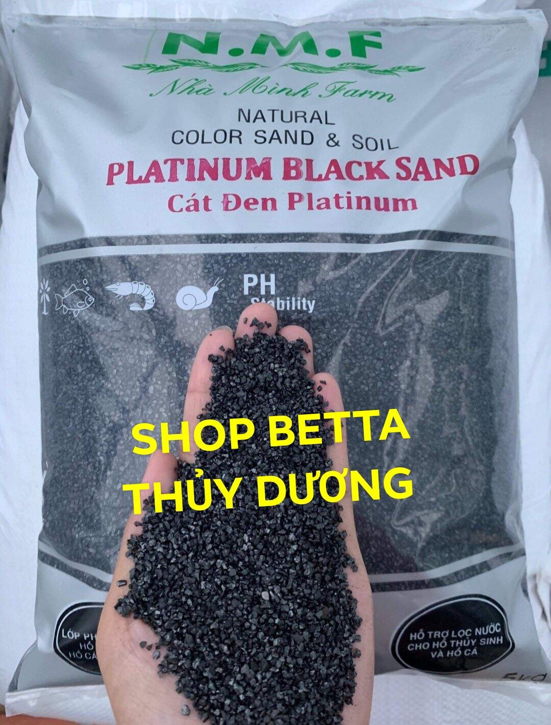 Cát đen platinum - bao 5kg