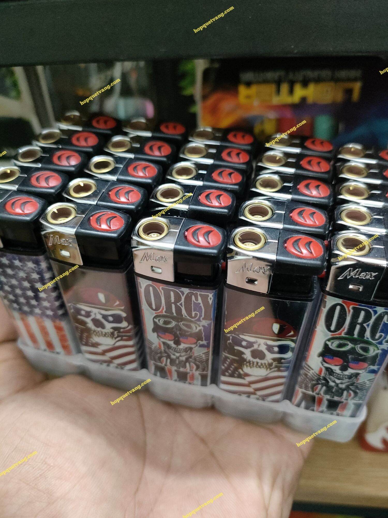 Combo 5 cái Hột quẹt / Bật lửa khò đỏ Hải Tặc Mỹ