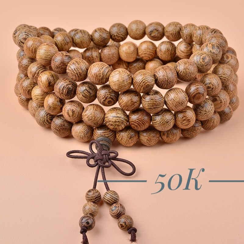 Vòng đeo tay gỗ danh mộc charm đá phong thuỷ