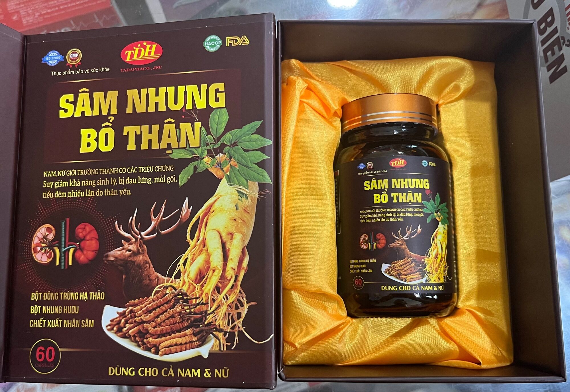 Sâm nhung bổ thận