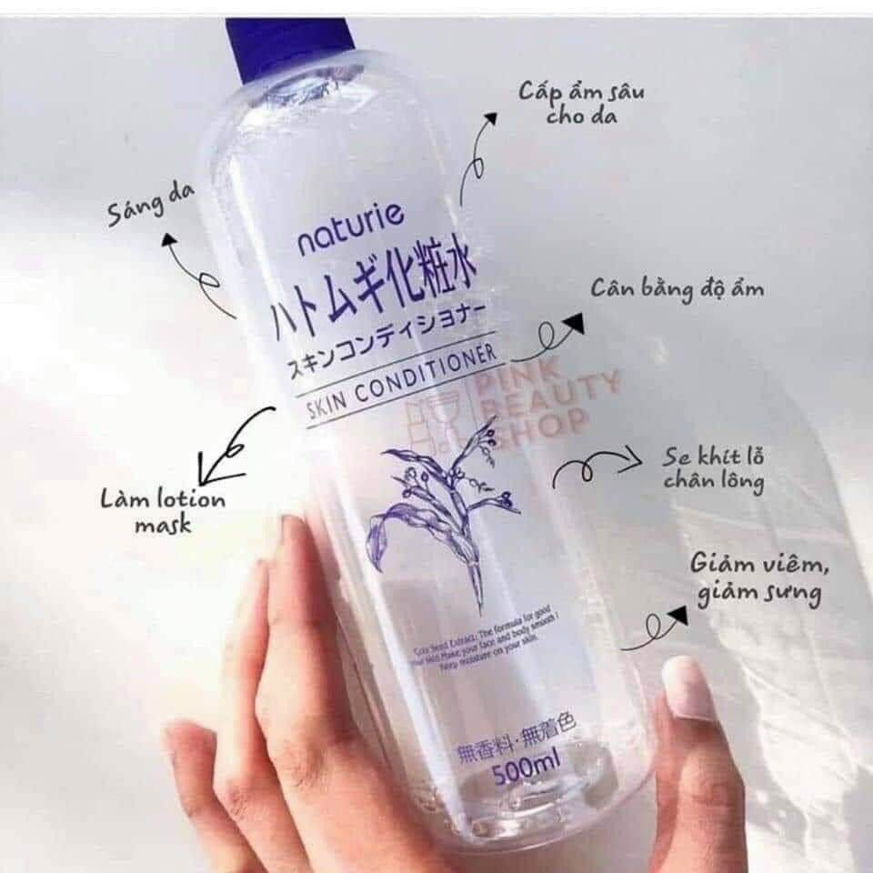 Toner ý dĩ se khít lỗ chân lông trắng da 500ml nội địa trung