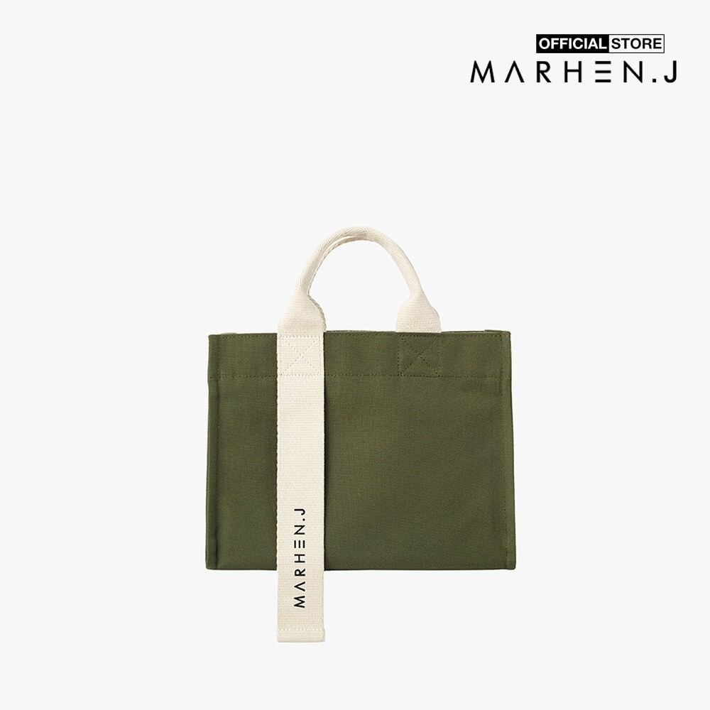Marhen.j - túi đeo vai chữ nhật vải bố rico mini mj19brcomn-kh