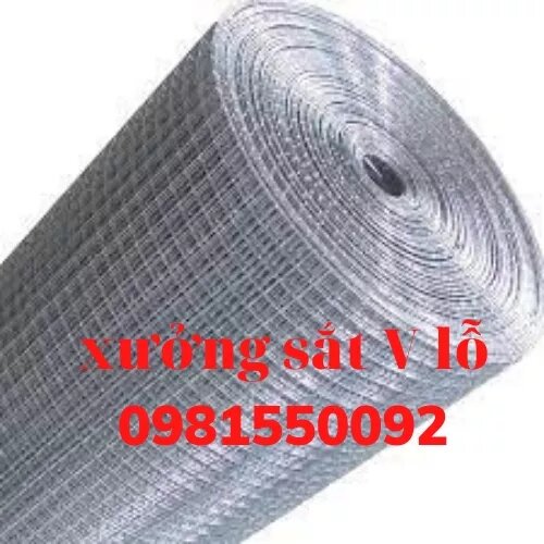 cuộn lưới sắt quây chuồng ô vuông 30m  ( khổ cao 1m- ô vuông 1cm và 2cm)