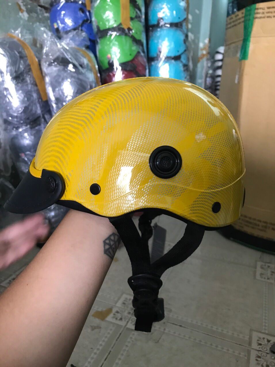 Nón nhúng carbon sơn mẫu 🔥🔥🔥🔥 mới nhất