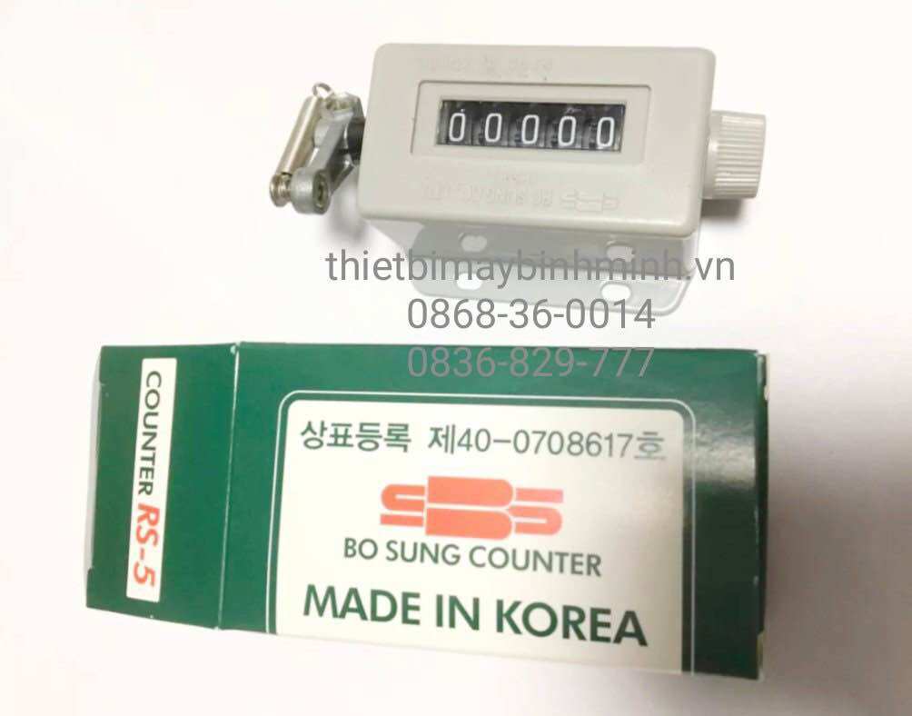 Máy đếm sản lượng bosung RS-5, Bộ đếm sản lượng bosung
