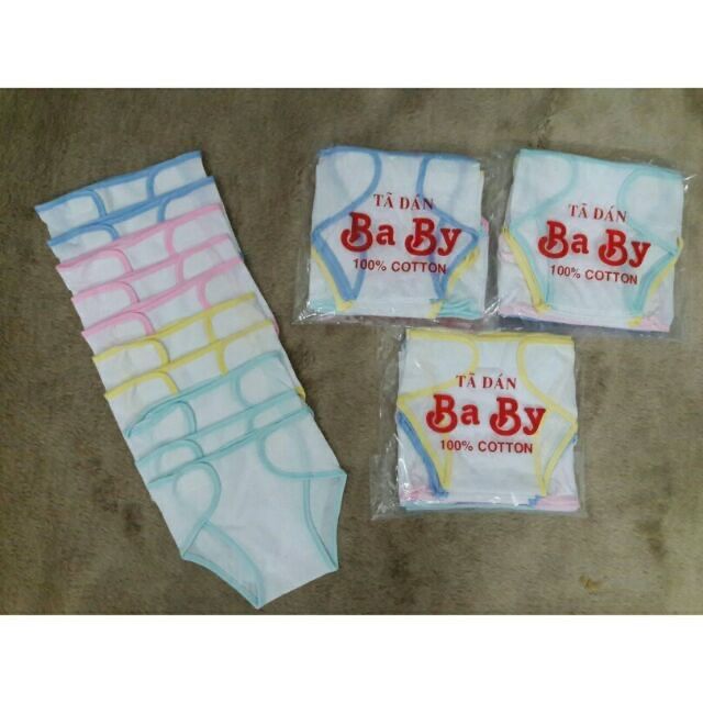 Combo 5 tã dán vải cotton Baby