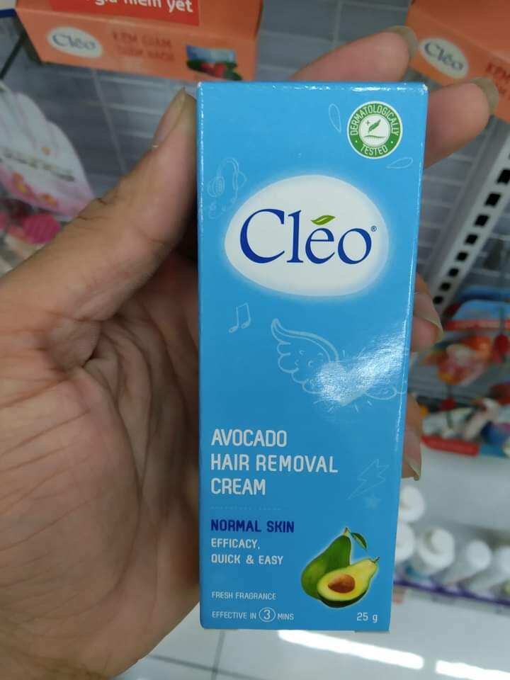 kem tẩy lông dịu nhẹ Cleo 25g