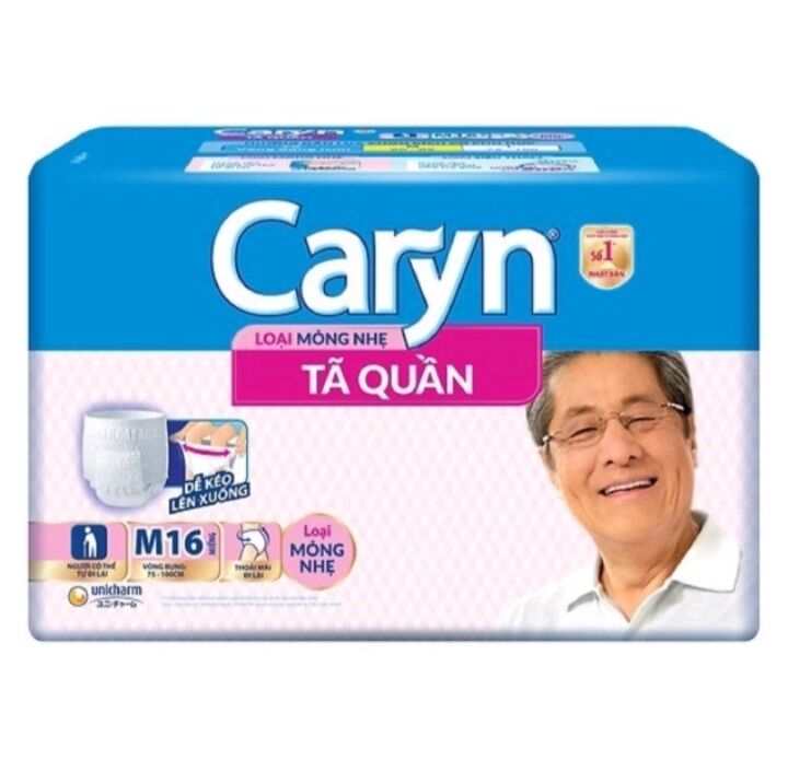 Tã quần caryn M16 [ Tặng 2 miếng]  loại mỏng nhẹ