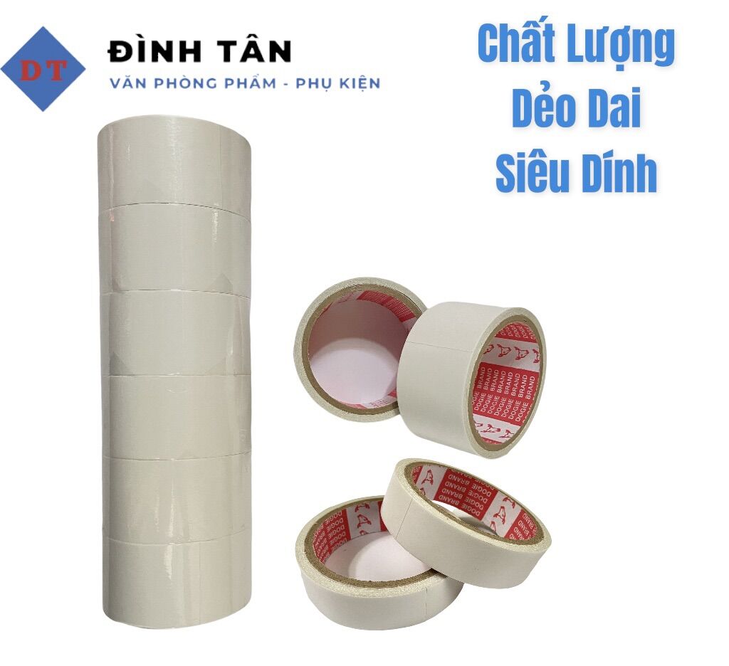 Băng keo 2 mặt siêu dính - băng keo 5f