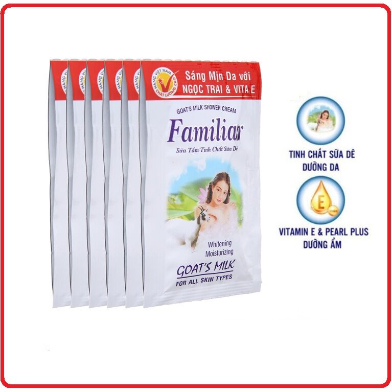 Sữa tắm familiar dây 12 gói.