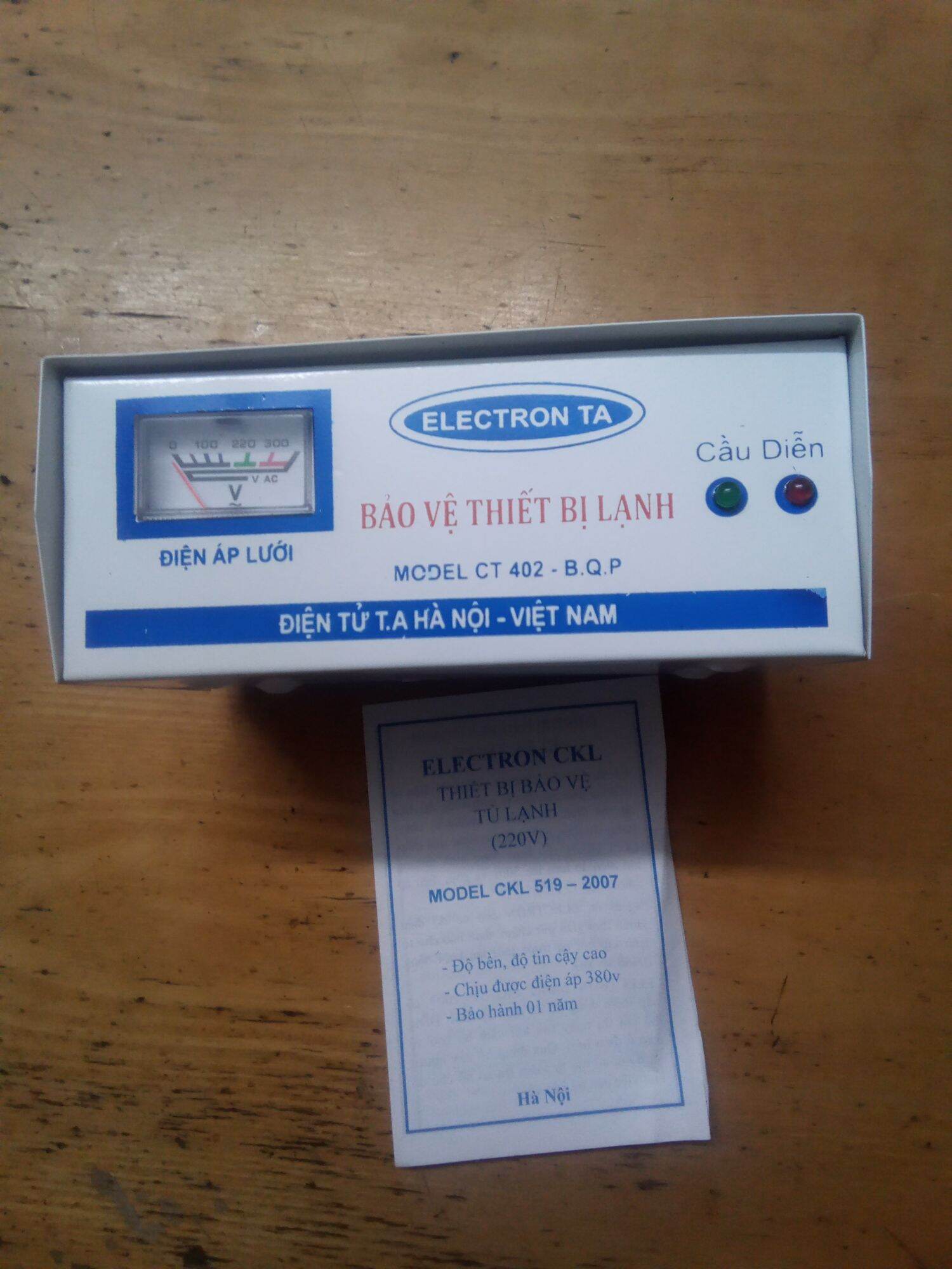 Thiết bị bảo vệ tủ lạnh Electron CT 402- B.Q.P
