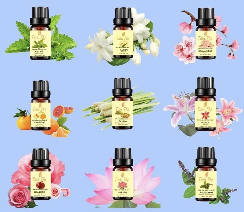 Tinh dầu thiên nhiên nguyên chất AROMA HOME dung tích 10mj
