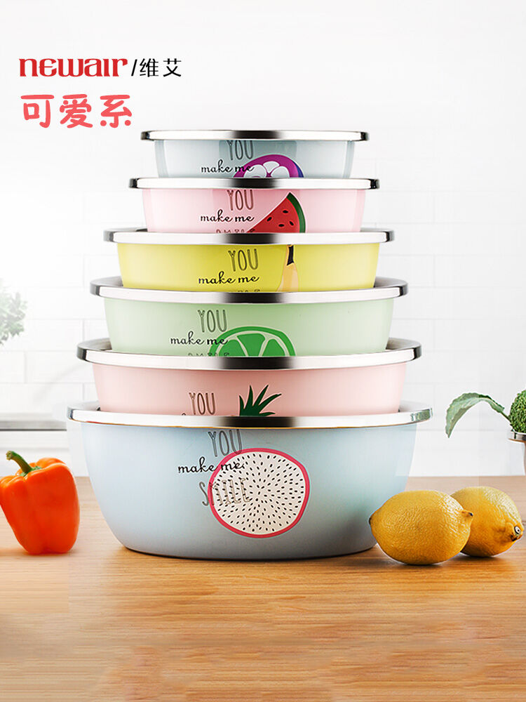 Chậu Inox 304 Cấp Thực Phẩm Chậu Rửa Rau Rửa Mặt Dùng Trong Nhà Bếp Gia Dụng Bình Sữa Rửa Nóng Cho Trẻ Sơ Sinh