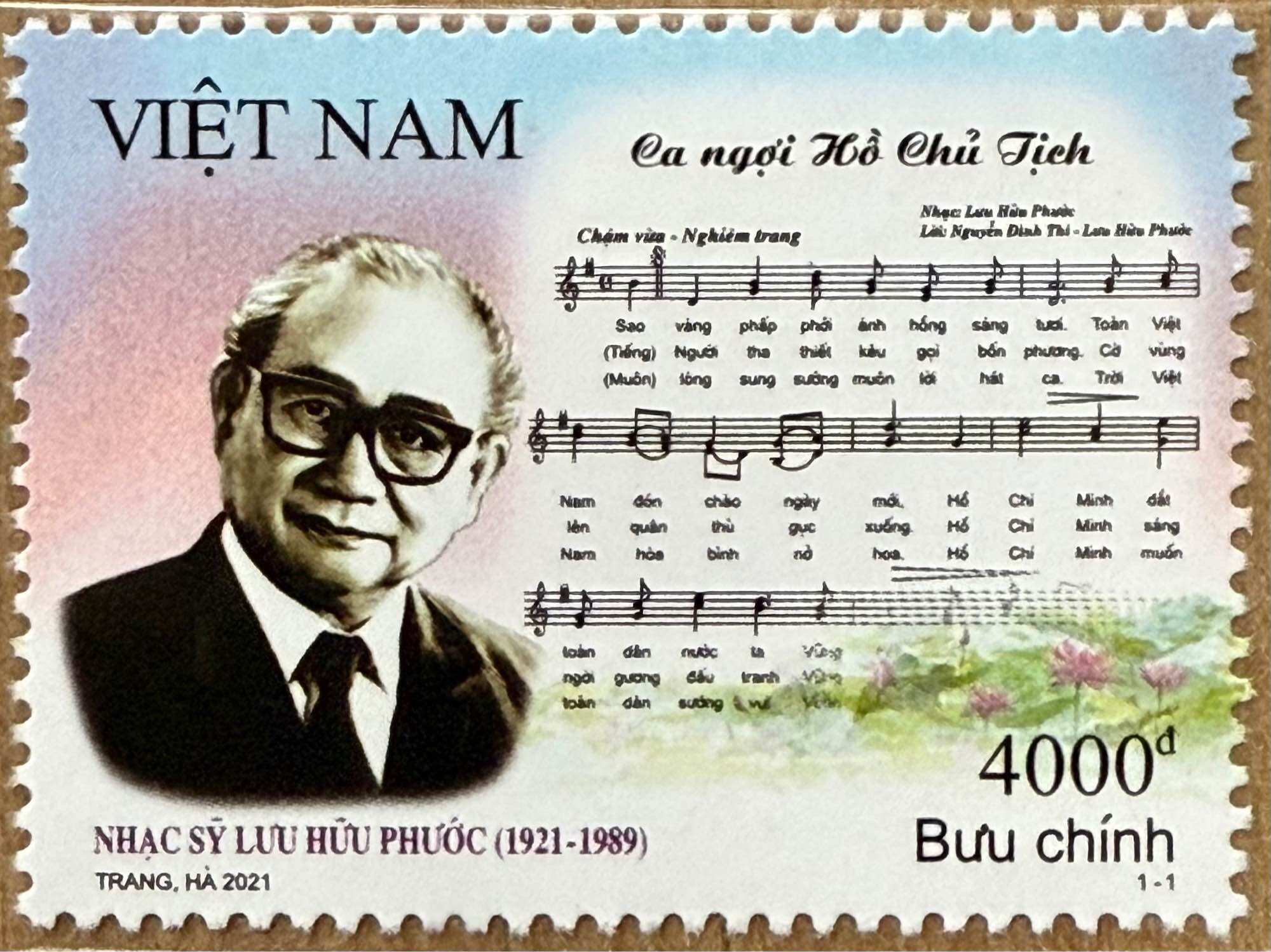 Tem Việt Nam 2021: nhạc sĩ Lưu Hữu Phước