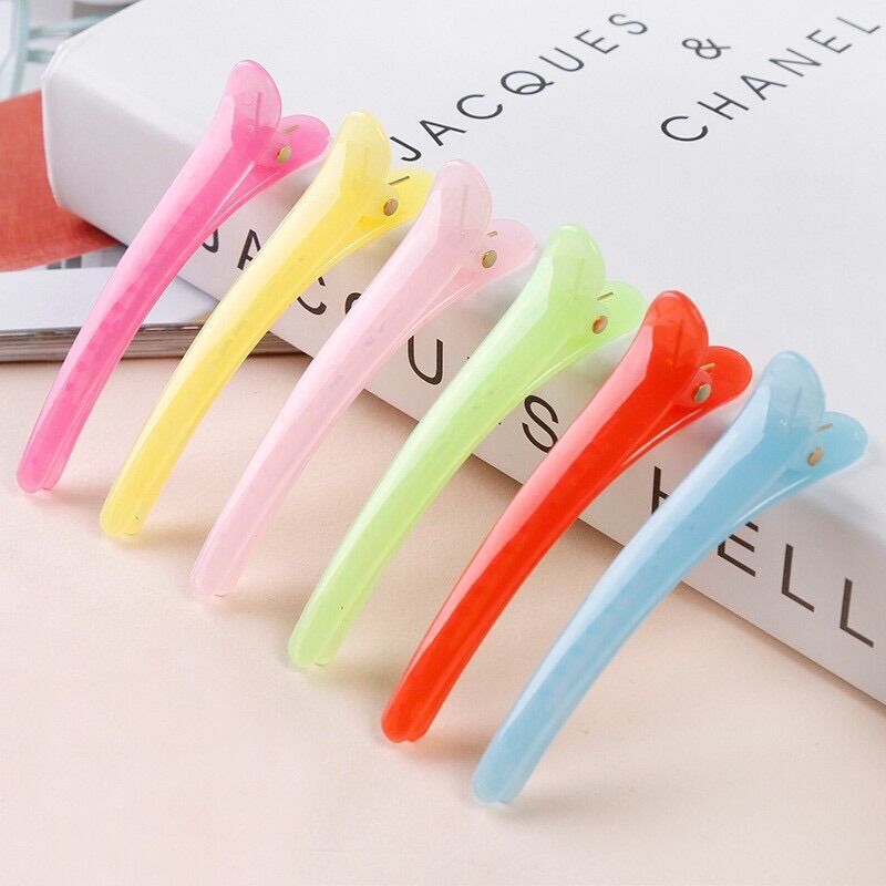Kẹp mỏ vịt làm tóc 7,5cm sản phẩm chuyên dụng cho salon tóc(1cái)