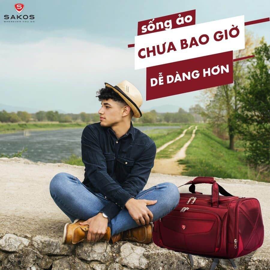 [HCM]túi du lịch siêu nhẹ sakos TRAVELL