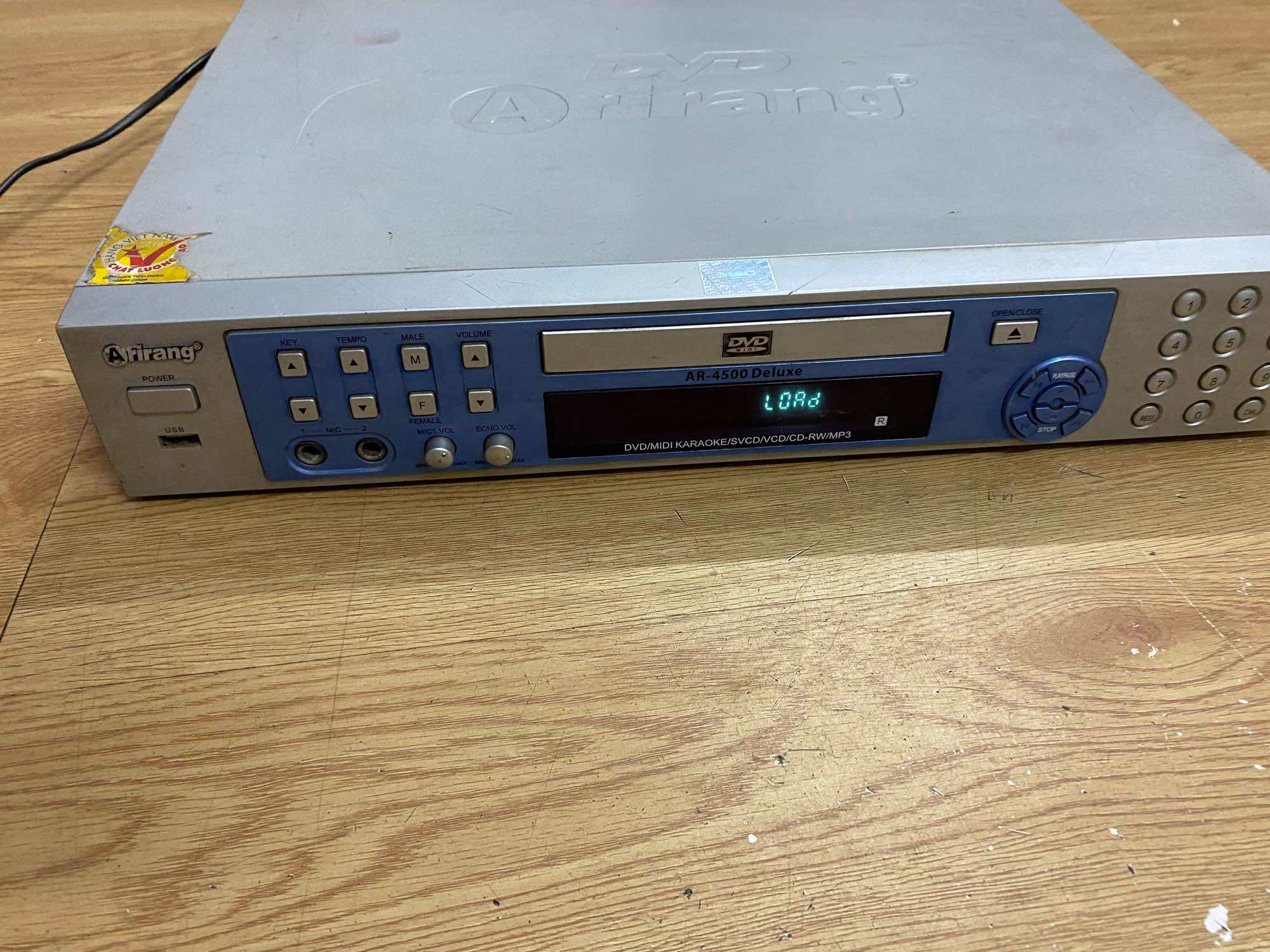 Đầu đĩa karaoke DVD Arirang, đầu dvd , cd , mp4, vcd , Arirang AR-4500 Deluxe
