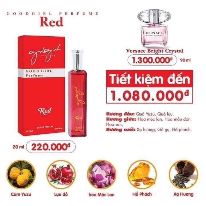 Nước hoa nữ good girl 20ml