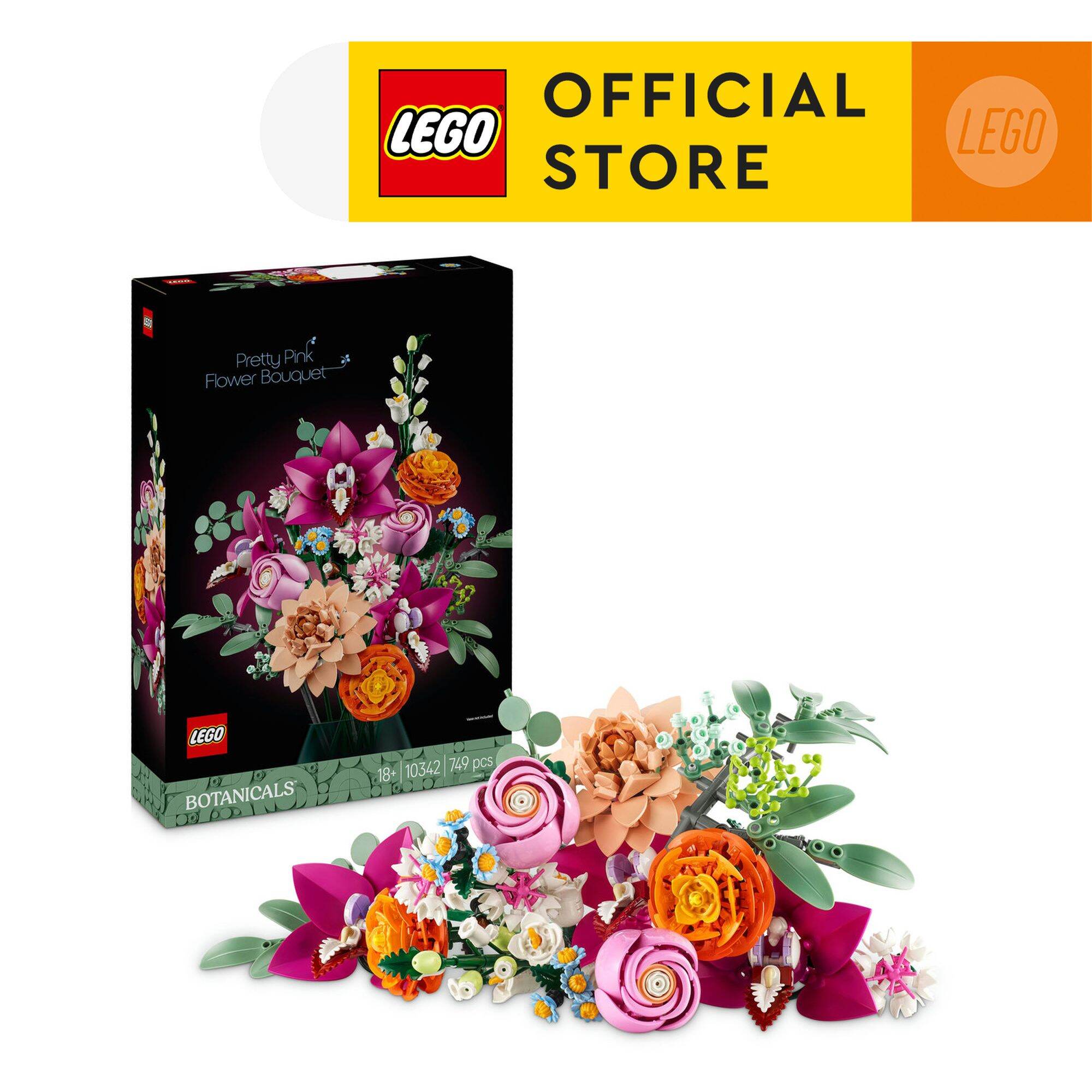 LEGO BOTANICALS 10342 Đồ Chơi Lắp Ráp Bó Hoa Đáng Yêu 749 chi tiết