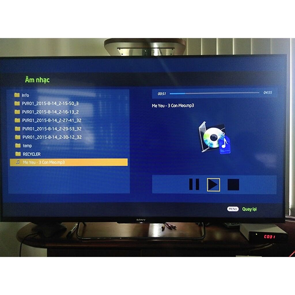 Đầu Thu Kĩ Thuật Số Mặt Đất VNPT-iGate DVB-T2 T202 HD (Tặng Cáp HDMI)
