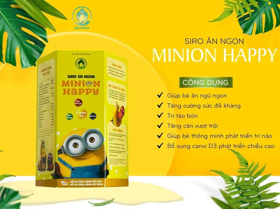 Siro ăn ngon Minion Happy 5in1 (10gói)