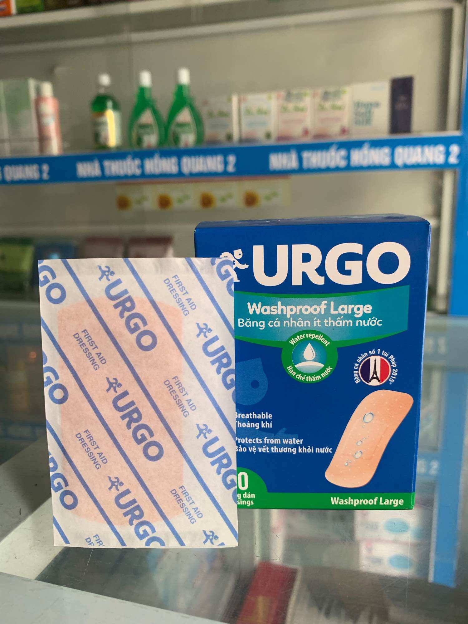 Băng cá nhân vải độ dính cao Urgo Durable
