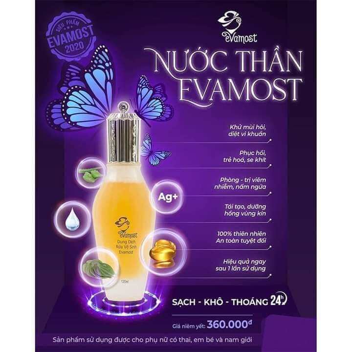 [Chính Hãng Nguyên Tem] DUNG DỊCH VỆ SINH EVAMOST