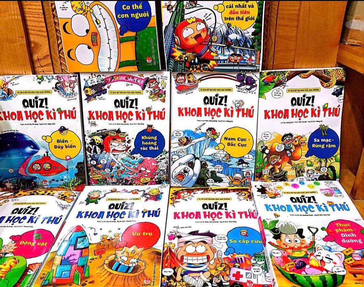 Cambo 8 cuốn Quiz! khoa học kì thú