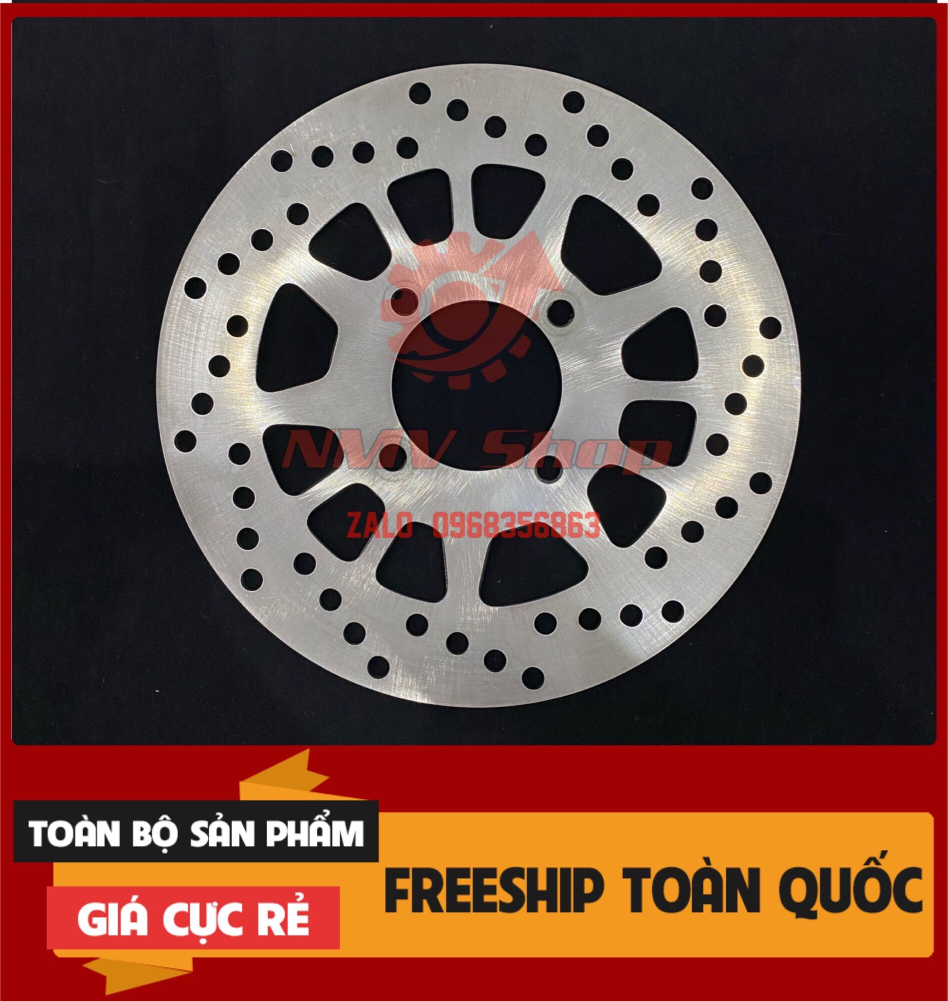 Đĩa phanh (Đĩa thắng) trước 4 lỗ Yamaha