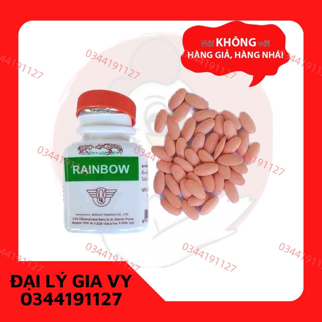 Rainbow tăng cơ bắp, bổ sung canxi cho gà 100viên