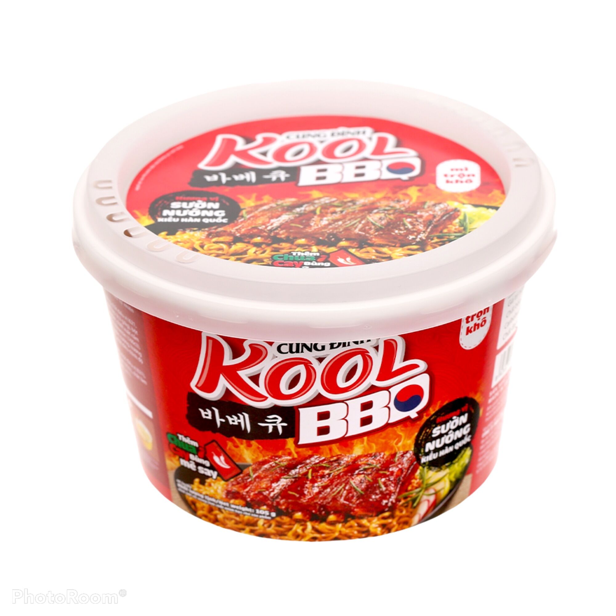 Mì trộn CUNG ĐINH Mì Kool Sốt BBQ ( Thùng 12 hộp 105g) - Date mới