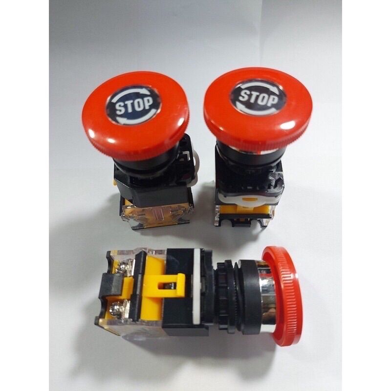 Nút ấn dừng khẩn Stop Nút dừng khẩn phi 22