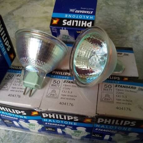 Bộ 10 bóng chén halogen philips 50w 220v