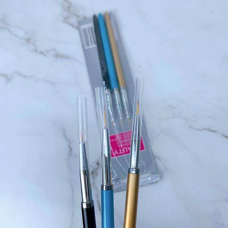 Cọ 3 cây bộ cọ vẽ nét nail