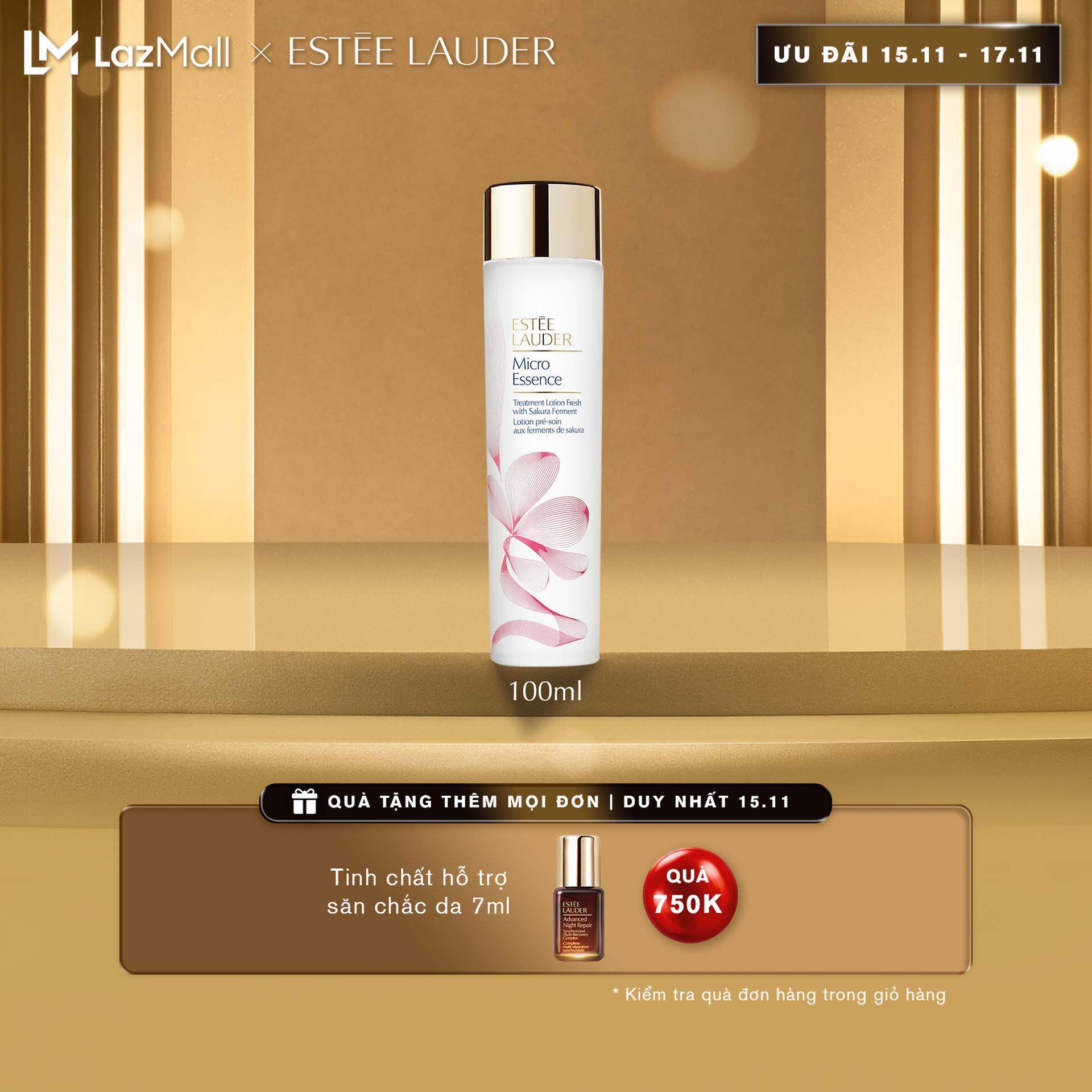 Nước dưỡng tinh chất Estee Lauder Micro Essence Treatment Lotion Fresh with Sakura Ferment-Essence L