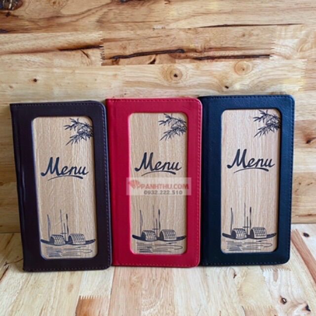 CUỐN BÌA MENU NHỎ 10 LÁ 2312