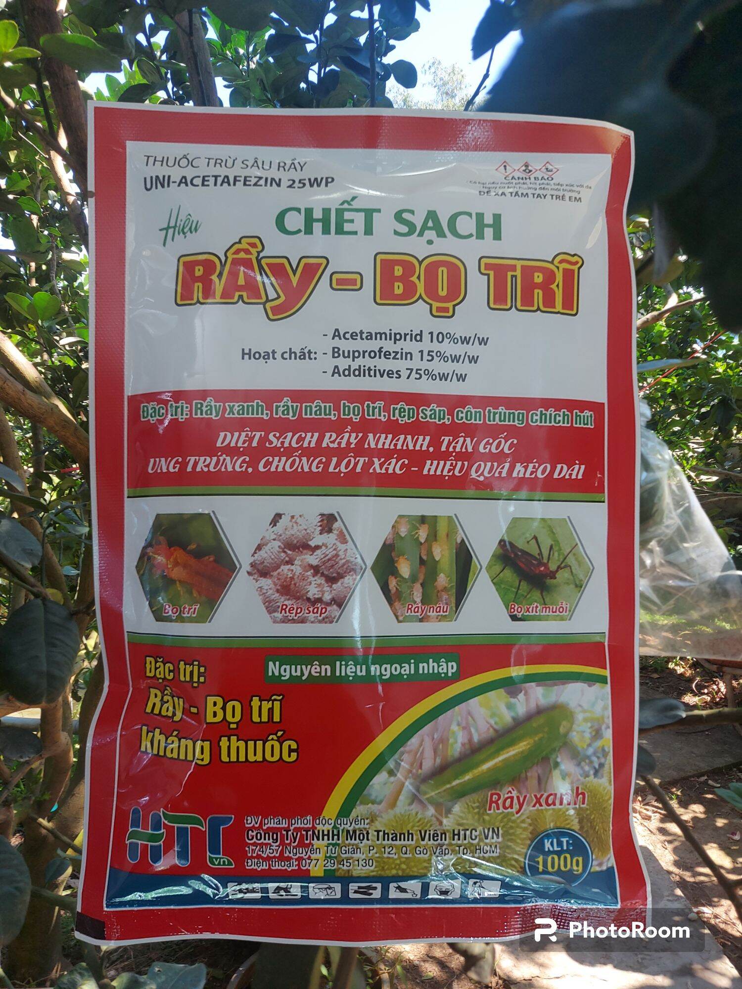 Thuốc trừ rầy chết sạch rầy- bọ trĩ- 100g