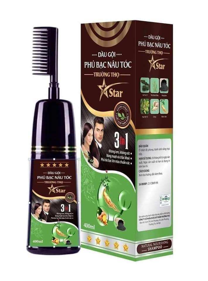 Dầu gội phủ bạc nâu Dạ Thảo Liên