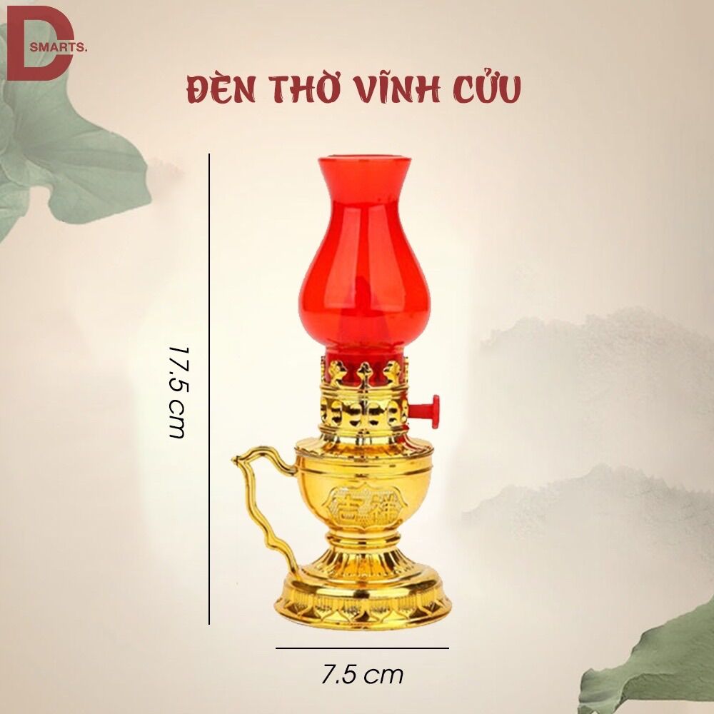 Đèn thờ Vĩnh Cửu dùng bin tiểu.