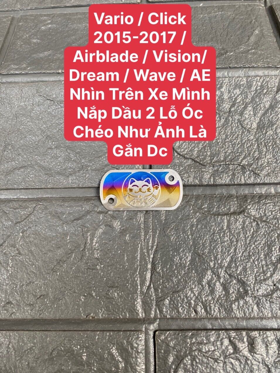 Nắp Dầu Titan Cho Vario,Click,AirBlade,Vision,Sh Mode V.V
